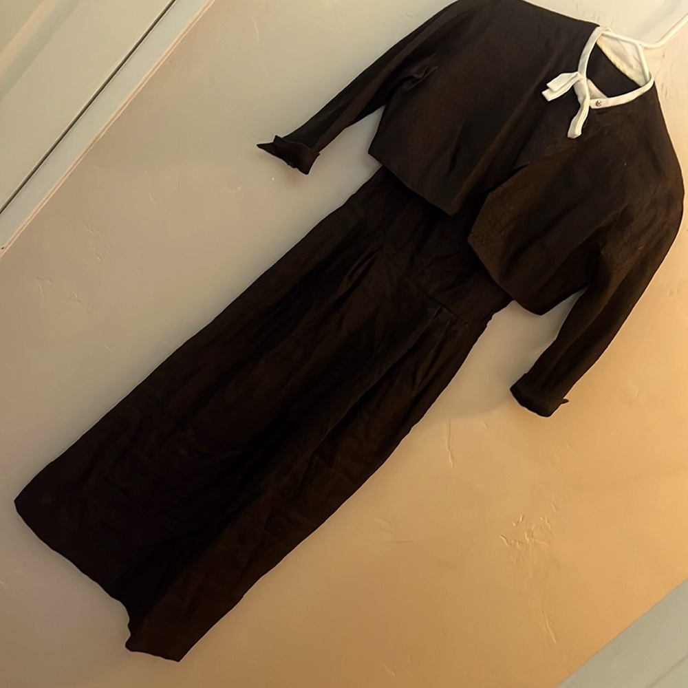 Vintage two piece Jean look dress